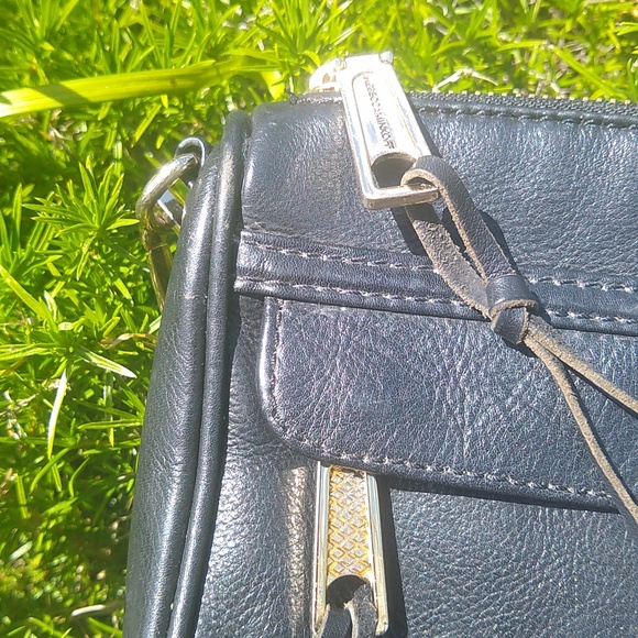 Rebecca Minkoff Mini M.A.C Black Leather Crossbody Bag - Picture 13 of 15